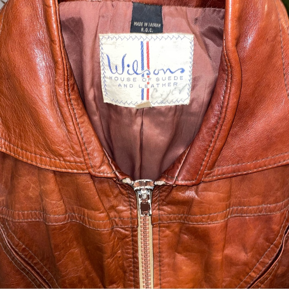 Vintage Wilson House Of Suede And Leather Size 46 Wit… Gem